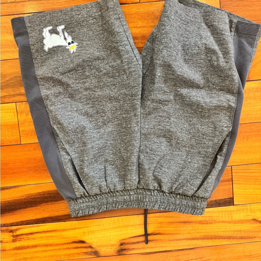 Kids Heather Gray Athletic Shorts with Dog Patch